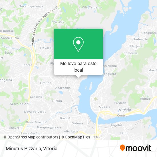 Minutus Pizzaria mapa