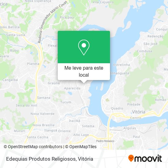 Edequias Produtos Religiosos mapa