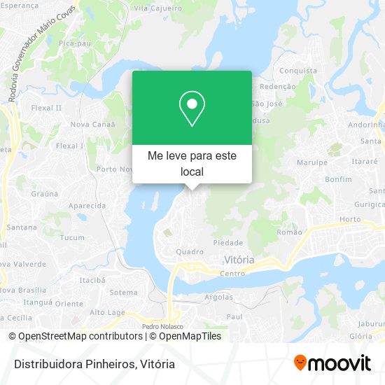 Distribuidora Pinheiros mapa