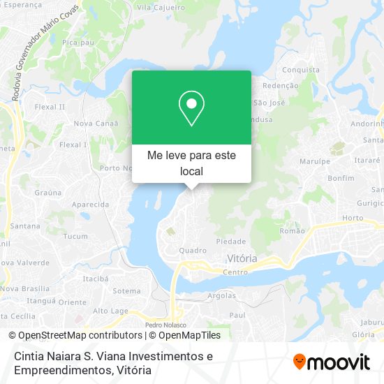 Cintia Naiara S. Viana Investimentos e Empreendimentos mapa