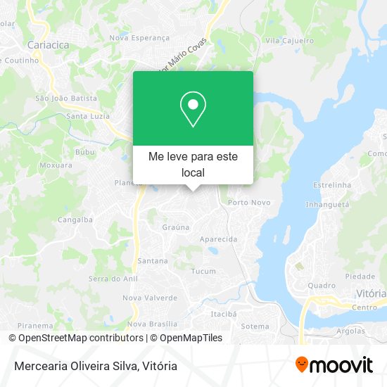 Mercearia Oliveira Silva mapa