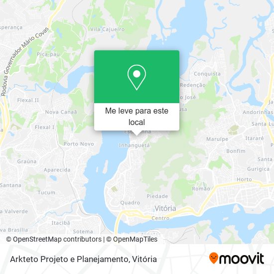 Arkteto Projeto e Planejamento mapa