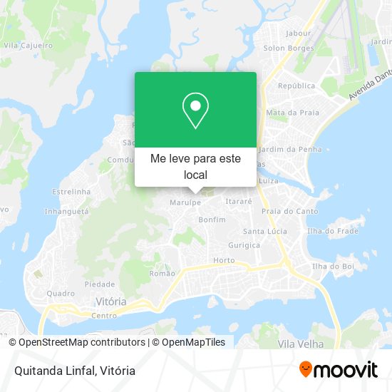 Quitanda Linfal mapa