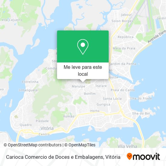 Carioca Comercio de Doces e Embalagens mapa