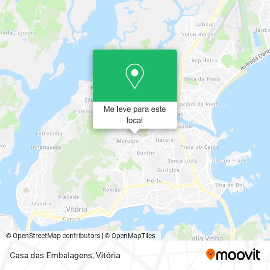 Casa das Embalagens mapa