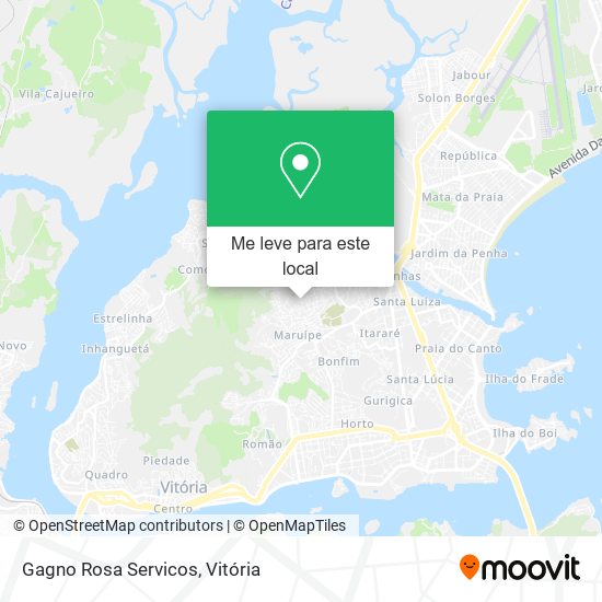 Gagno Rosa Servicos mapa
