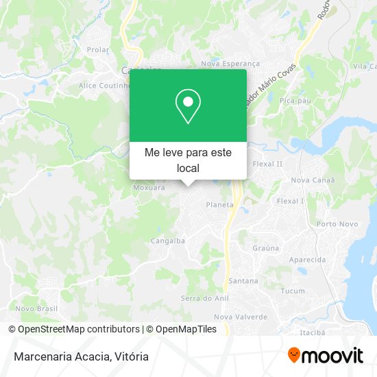 Marcenaria Acacia mapa