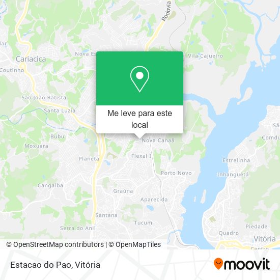 Estacao do Pao mapa