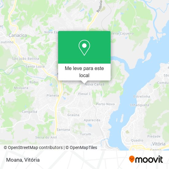 Moana mapa