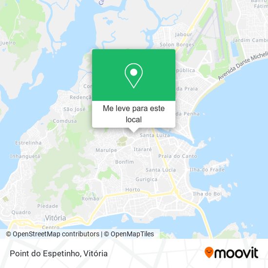 Point do Espetinho mapa