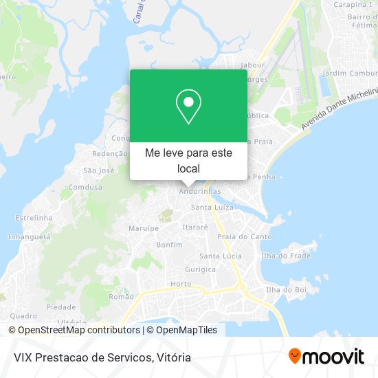 VIX Prestacao de Servicos mapa