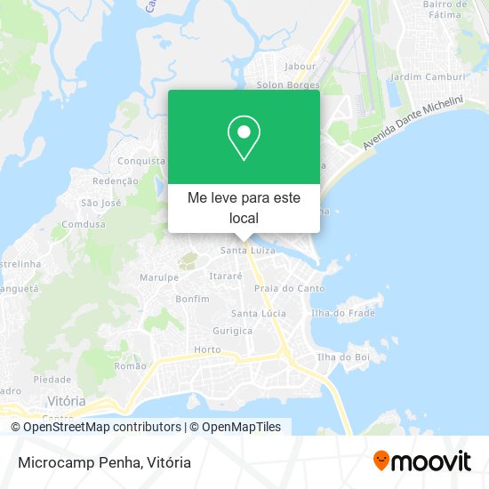 Microcamp Penha mapa