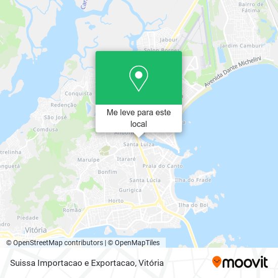Suissa Importacao e Exportacao mapa
