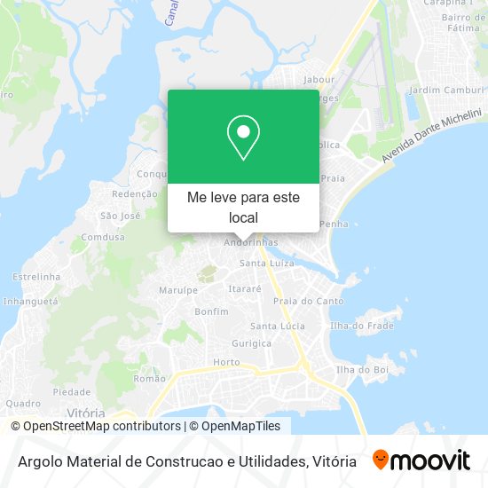 Argolo Material de Construcao e Utilidades mapa