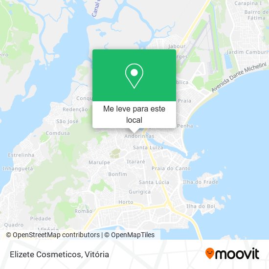 Elizete Cosmeticos mapa