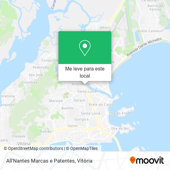 All'Nantes Marcas e Patentes mapa