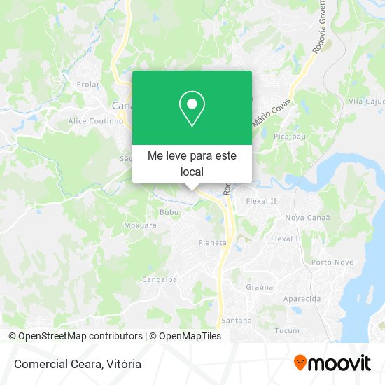 Comercial Ceara mapa