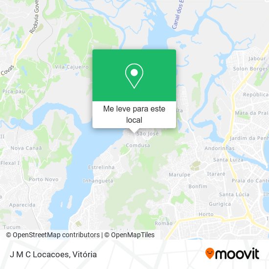 J M C Locacoes mapa