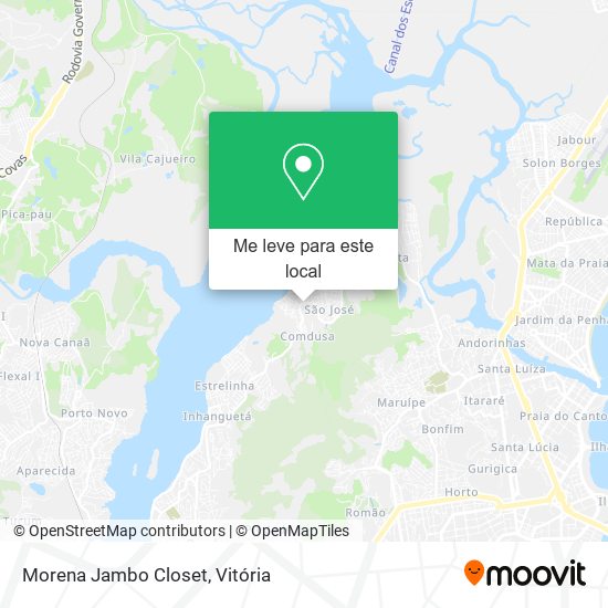 Morena Jambo Closet mapa