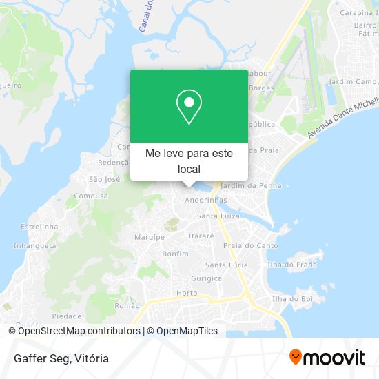 Gaffer Seg mapa