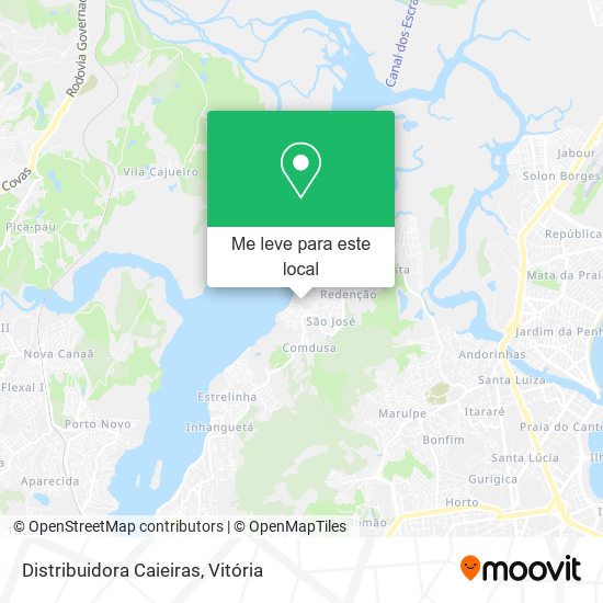 Distribuidora Caieiras mapa