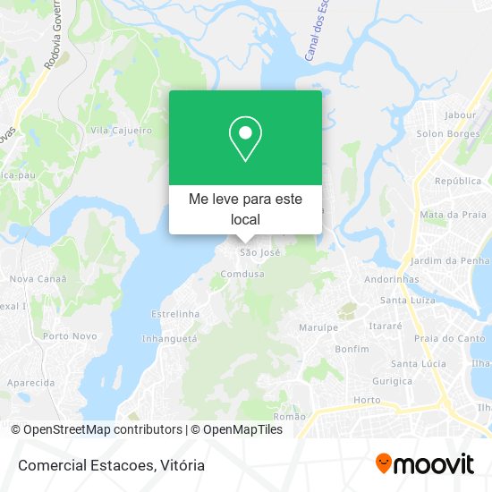 Comercial Estacoes mapa