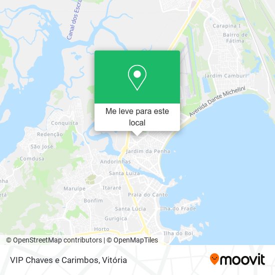 VIP Chaves e Carimbos mapa