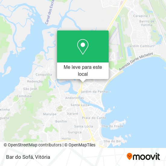 Bar do Sofá mapa