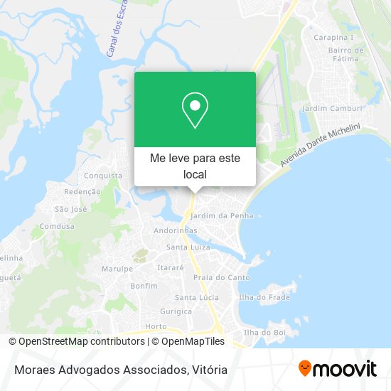 Moraes Advogados Associados mapa