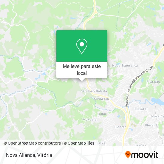 Nova Alianca mapa