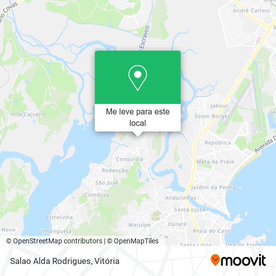 Salao Alda Rodrigues mapa