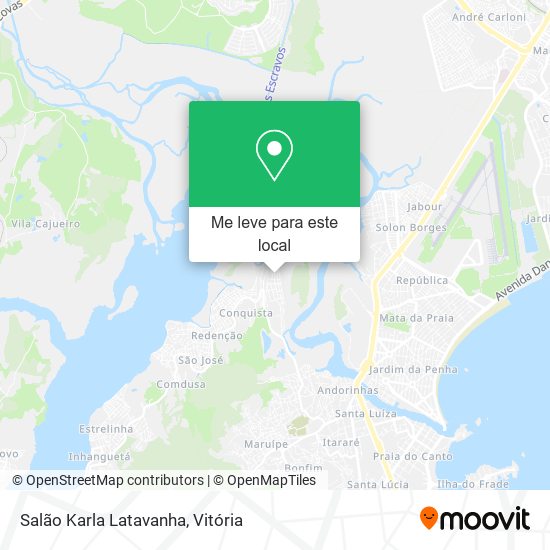 Salão Karla Latavanha mapa