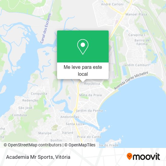 Academia Mr Sports mapa