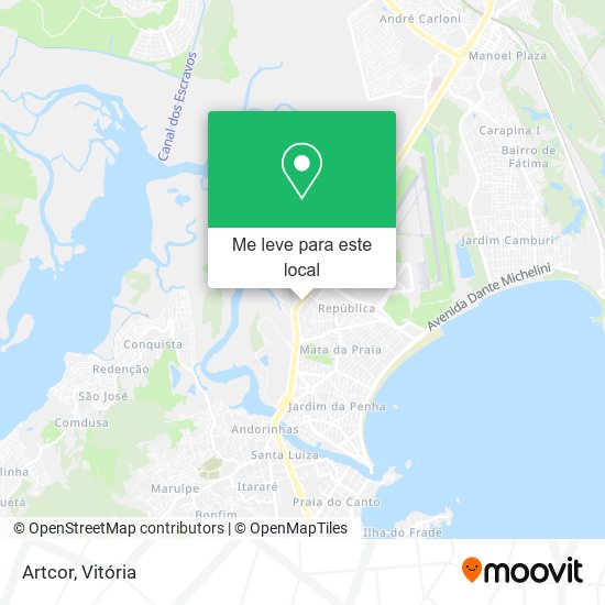 Artcor mapa