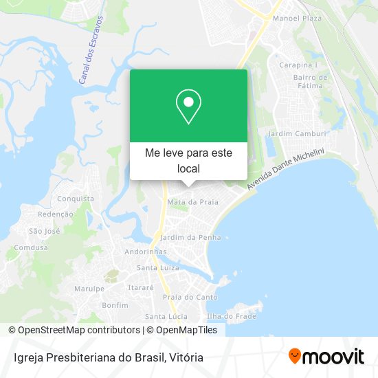 Igreja Presbiteriana do Brasil mapa