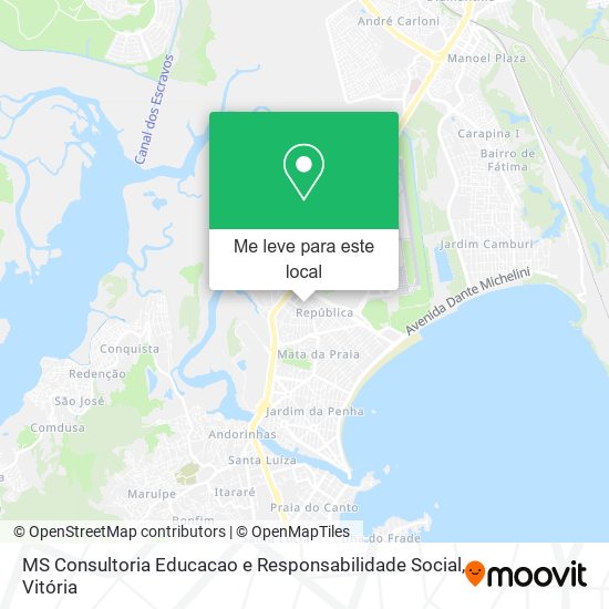 MS Consultoria Educacao e Responsabilidade Social mapa