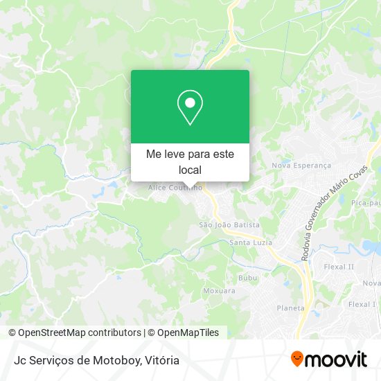 Jc Serviços de Motoboy mapa