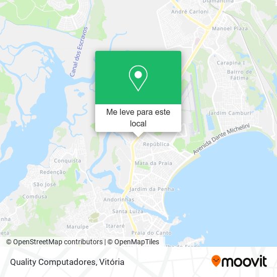Quality Computadores mapa