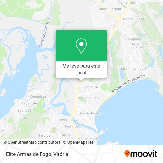 Elite Armas de Fogo mapa