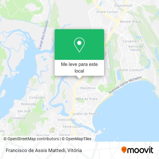 Francisco de Assis Mattedi mapa