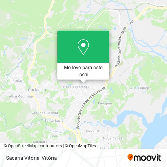 Sacaria Vitoria mapa