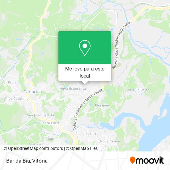 Bar da Bia mapa