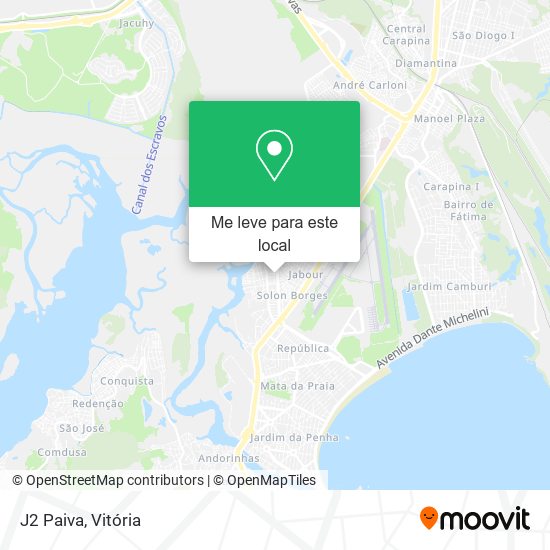 J2 Paiva mapa