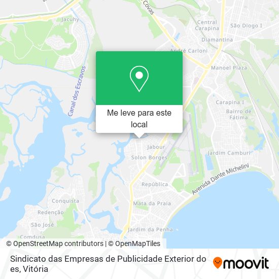 Sindicato das Empresas de Publicidade Exterior do es mapa
