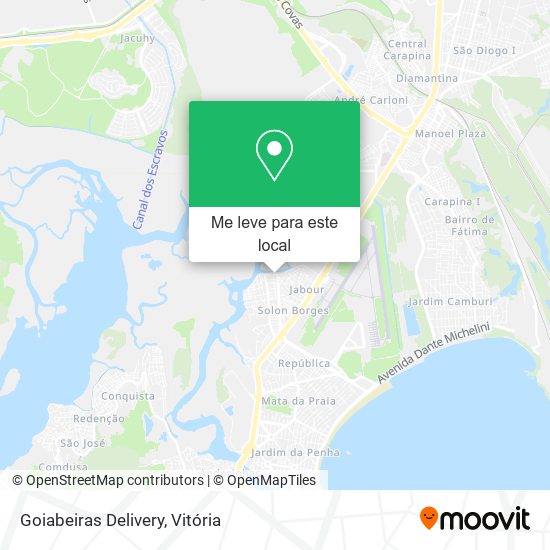 Goiabeiras Delivery mapa