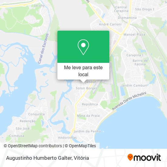 Augustinho Humberto Galter mapa