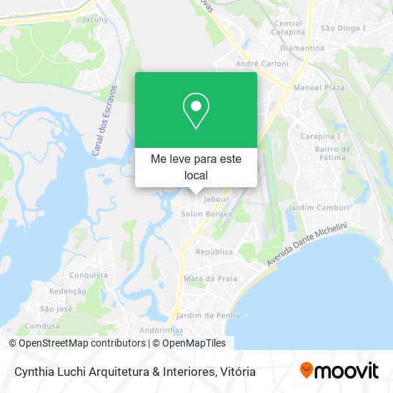 Cynthia Luchi Arquitetura & Interiores mapa