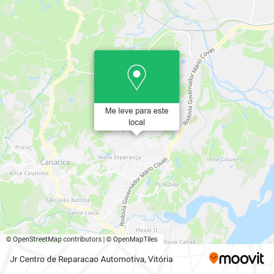 Jr Centro de Reparacao Automotiva mapa