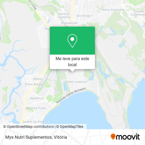 Mys Nutri Suplementos mapa