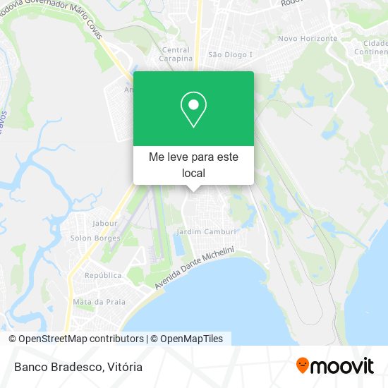 Banco Bradesco mapa